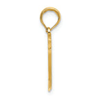 FJC Finejewelers 14k Yellow Gold Nantucket Map Charm