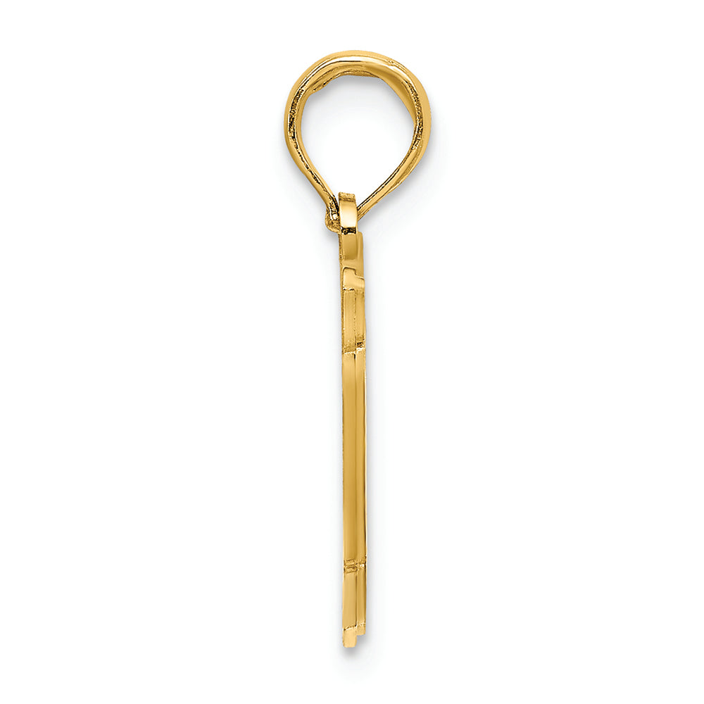 FJC Finejewelers 14k Yellow Gold Nantucket Map Charm