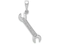 FJC Finejewelers 14k White Gold Wrench Charm