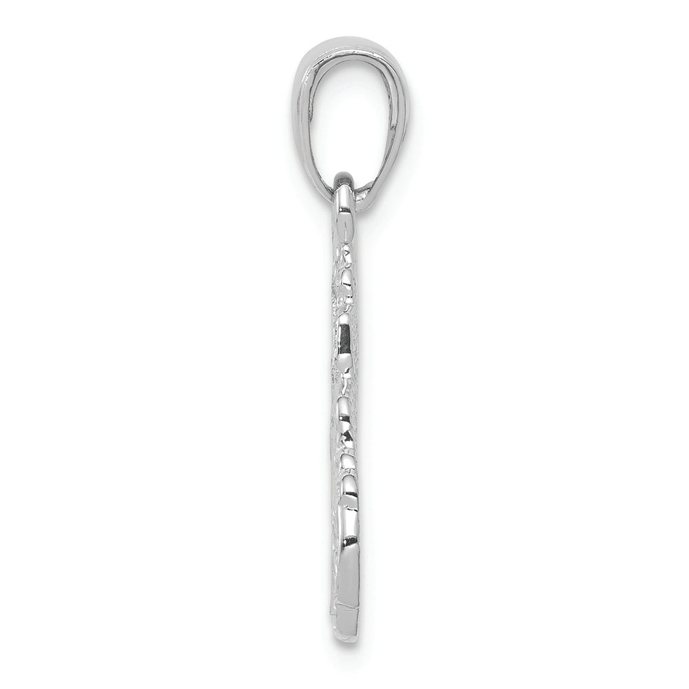 FJC Finejewelers 14k White Gold Truck Cab Charm