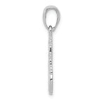 FJC Finejewelers 14k White Gold Truck Cab Charm