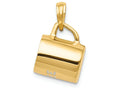 FJC Finejewelers 14k Yellow Gold Enameled Coffee Cup Charm