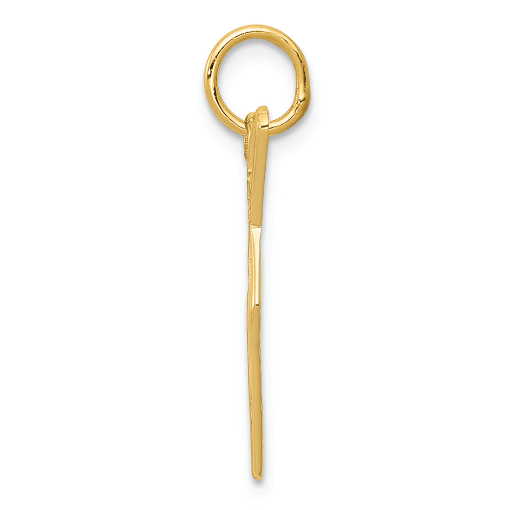 FJC Finejewelers 14k Yellow Gold Brick Trowel Charm