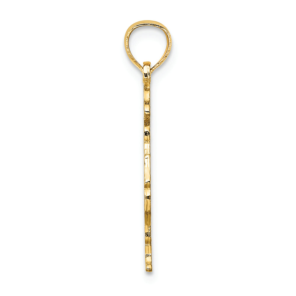 FJC Finejewelers 14k Yellow Gold Fireman with Hose Charm