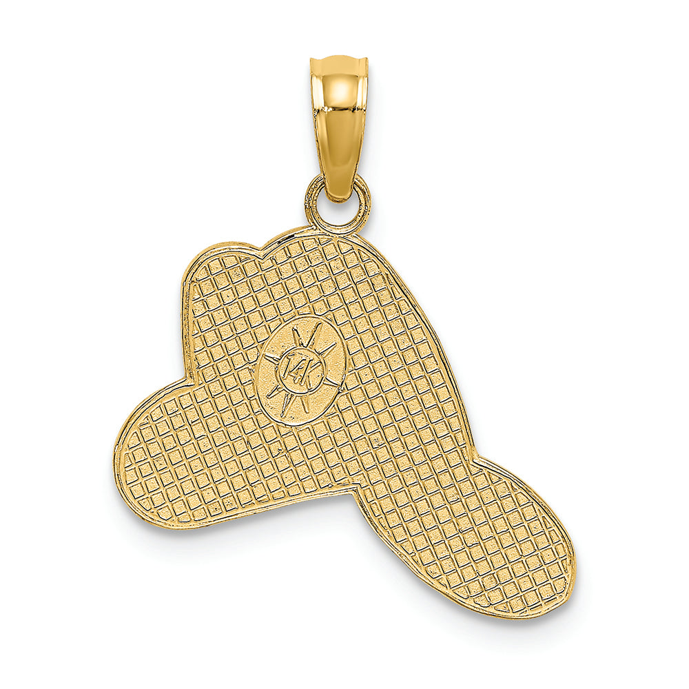 FJC Finejewelers 14k Yellow Gold Fire Dept Helmet Charm