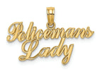 FJC Finejewelers 14k Yellow Gold Policeman's Lady Charm