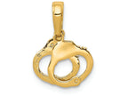 FJC Finejewelers 14k Yellow Gold Handcuffs Charm