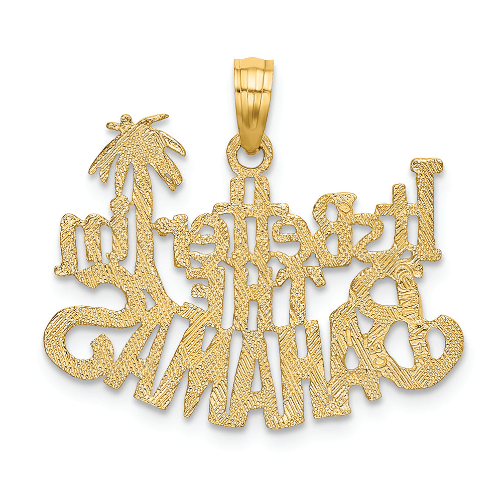 FJC Finejewelers 14k Yellow Gold It's Better In The Bahamas Charm