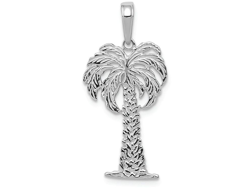 FJC Finejewelers 14k White Gold Palm Tree Charm