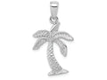 FJC Finejewelers 14k White Gold Palm Tree Charm