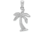 FJC Finejewelers 14k White Gold Palm Tree Charm
