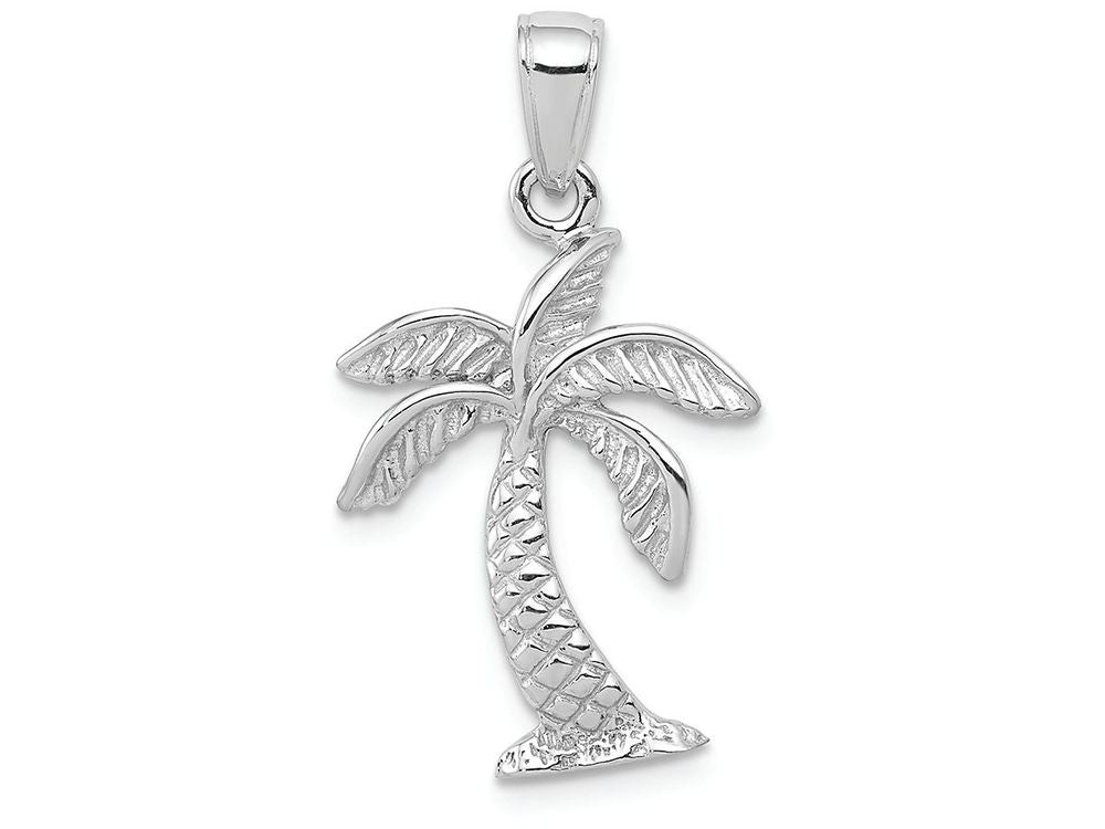 FJC Finejewelers 14k White Gold Palm Tree Charm