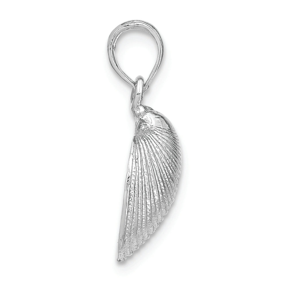 FJC Finejewelers 14k White Gold Medium Clam Shell Charm