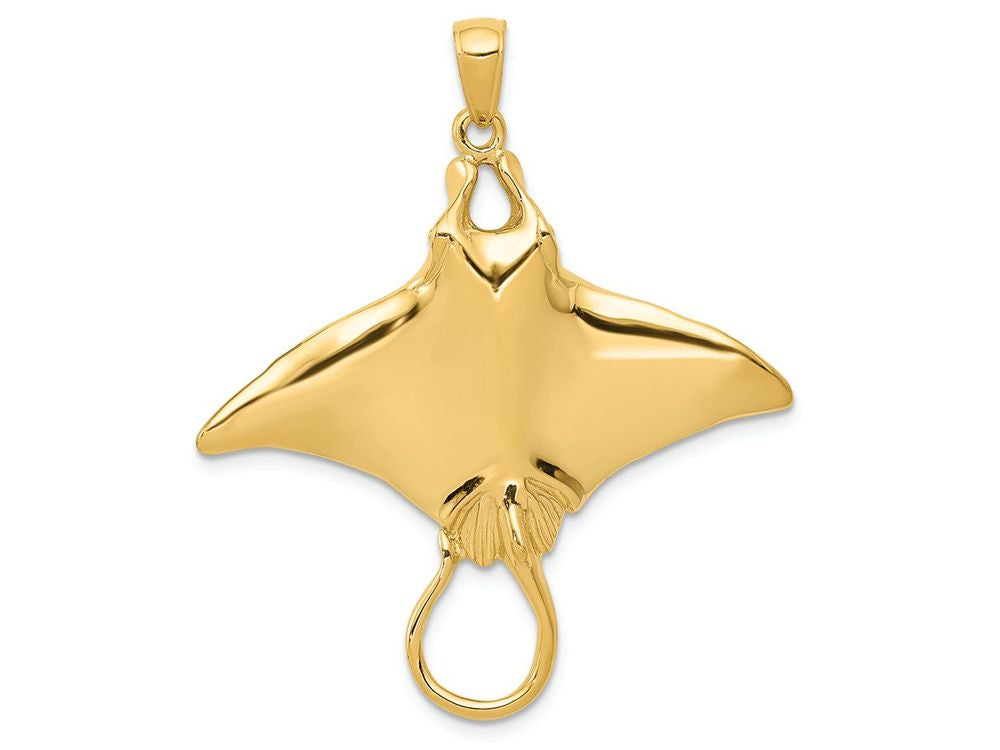 FJC Finejewelers 14k Yellow Gold Manta Ray Charm