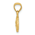 FJC Finejewelers 14k Yellow Gold Sand Dollar Charm