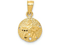 FJC Finejewelers 14k Yellow Gold Sand Dollar Charm