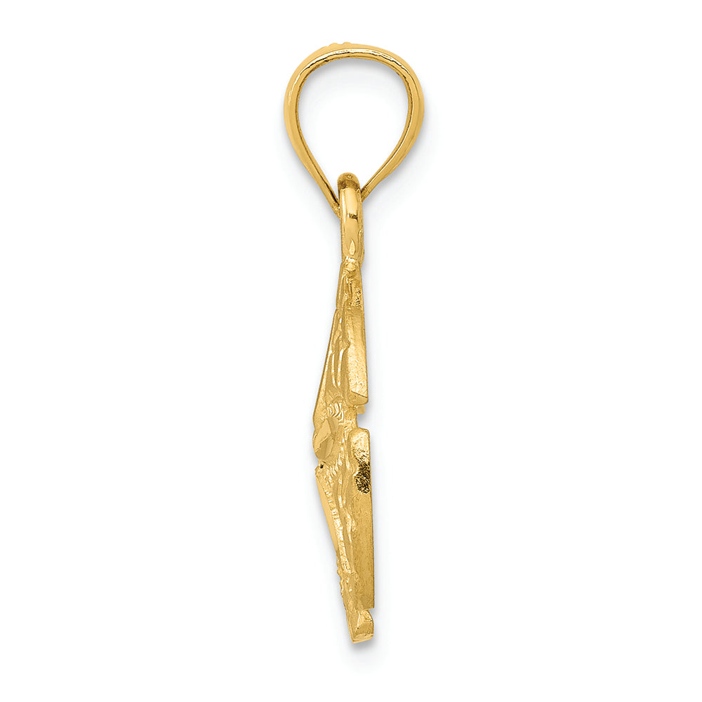 FJC Finejewelers 14k Yellow Gold Sand Dollar Charm