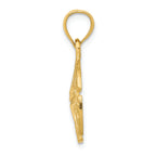FJC Finejewelers 14k Yellow Gold Sand Dollar Charm