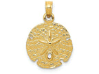 FJC Finejewelers 14k Yellow Gold Sand Dollar Charm
