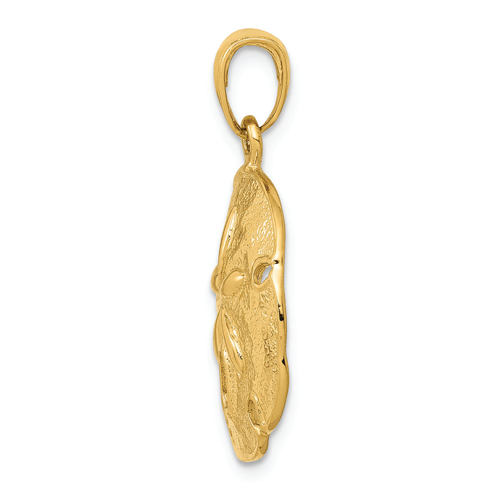 FJC Finejewelers 14k Yellow Gold Sand Dollar Charm