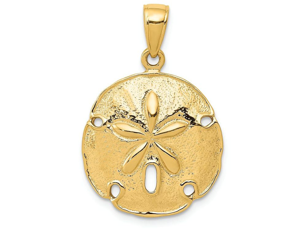 FJC Finejewelers 14k Yellow Gold Sand Dollar Charm