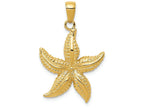 FJC Finejewelers 14k Yellow Gold Textured Starfish Charm