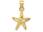 FJC Finejewelers 14k Yellow Gold Starfish Charm