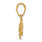 FJC Finejewelers 14k Yellow Gold Crab Charm