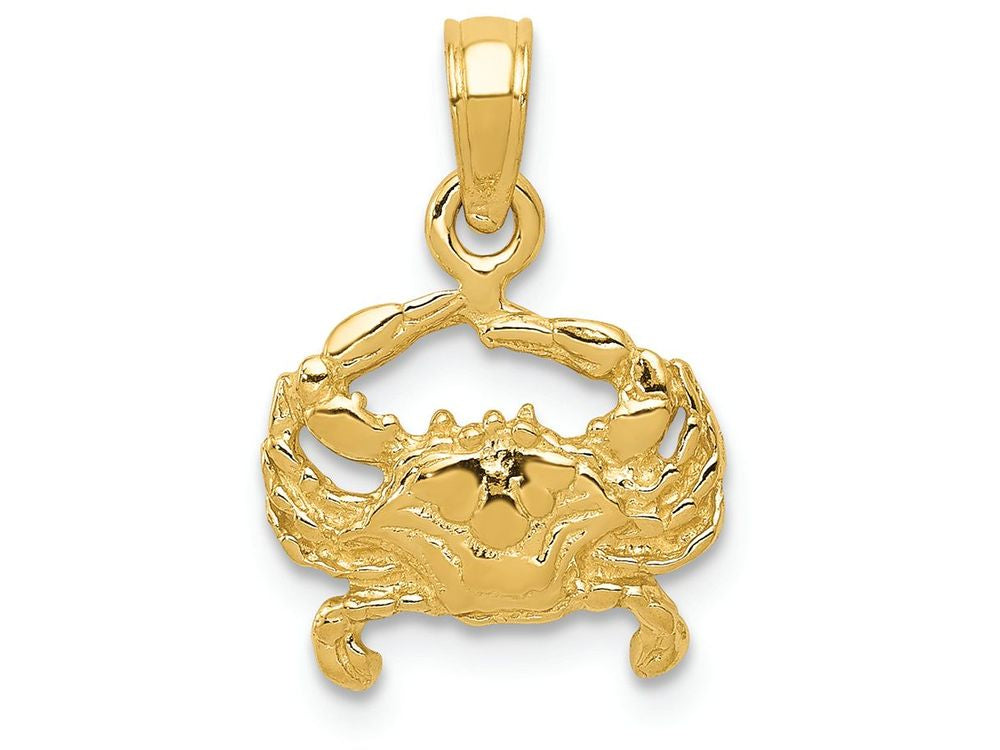 FJC Finejewelers 14k Yellow Gold Crab Charm