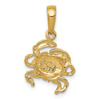 FJC Finejewelers 14k Yellow Gold Crab Charm