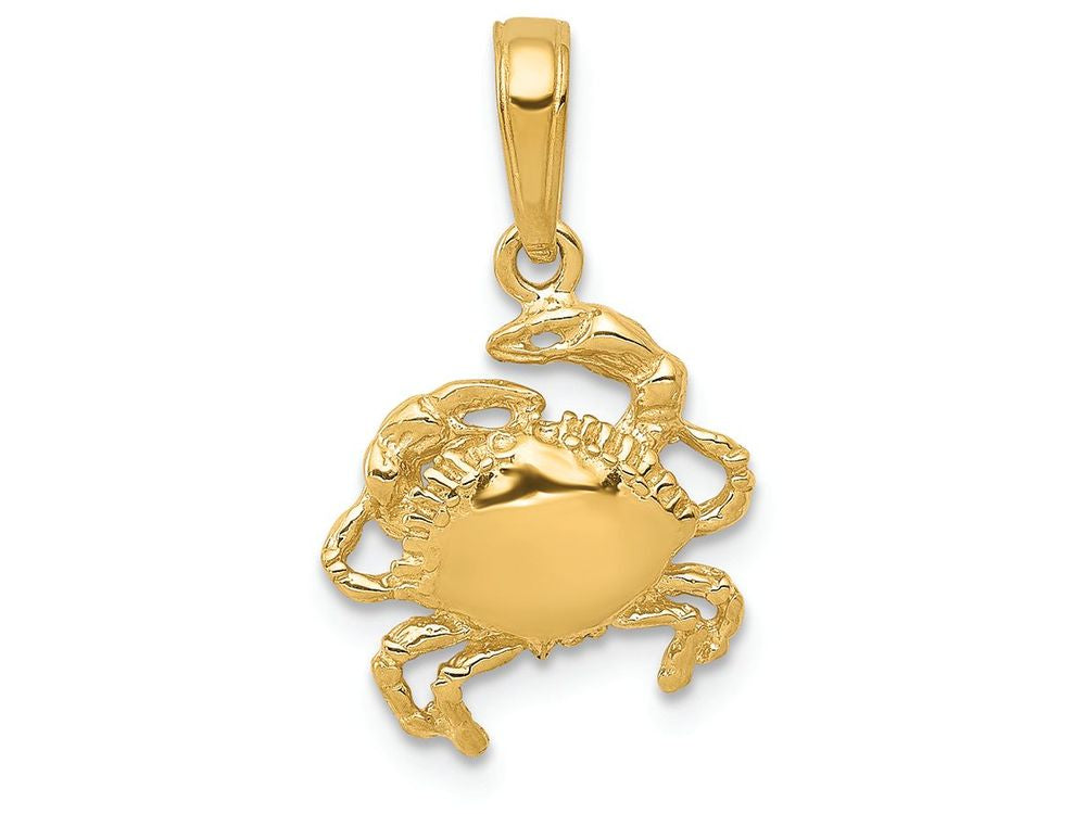 FJC Finejewelers 14k Yellow Gold Crab Charm