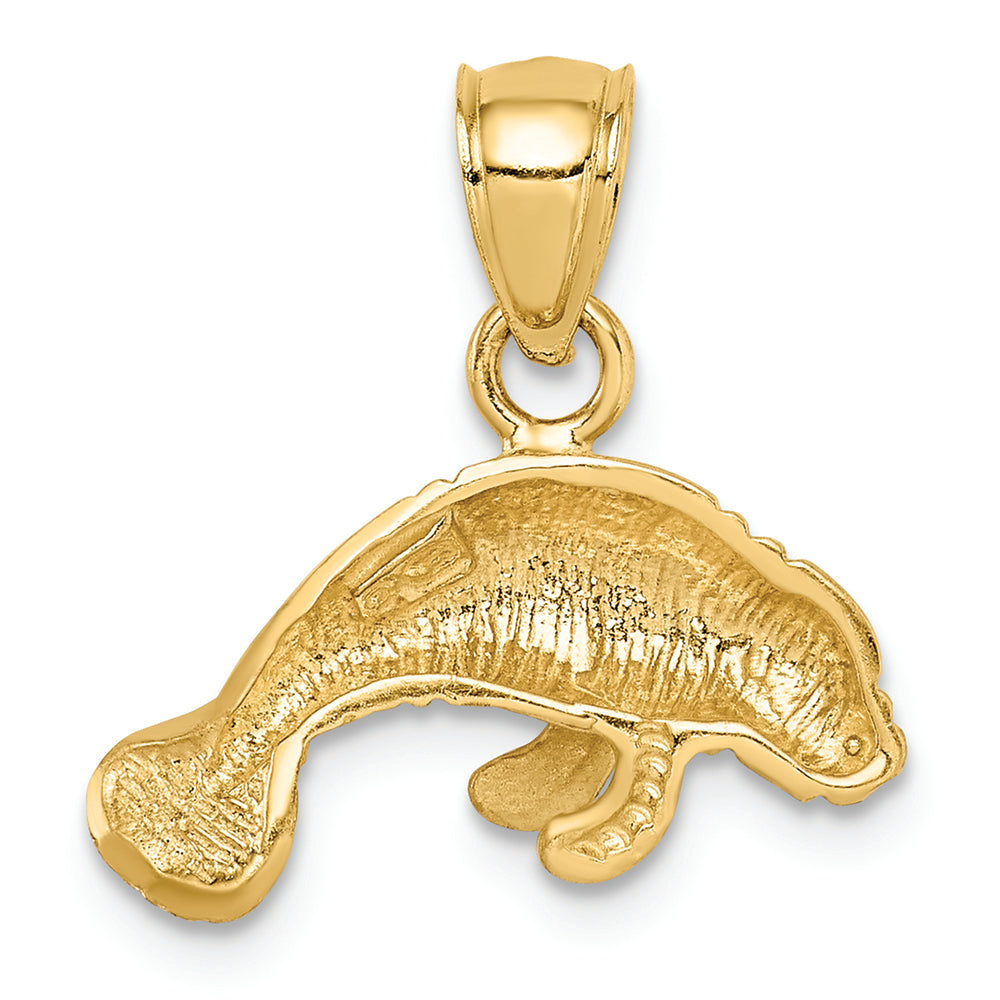 FJC Finejewelers 14k Yellow Gold Manatee Charm