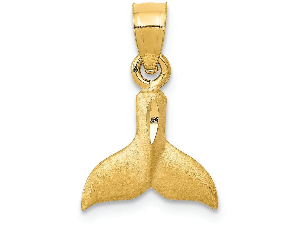 FJC Finejewelers 14k Yellow Gold Whale Tail Charm