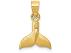 FJC Finejewelers 14k Yellow Gold Whale Tail Charm