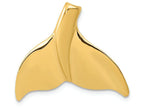 FJC Finejewelers 14k Yellow Gold Whale Tail Chain Slide Charm