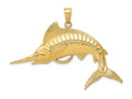 FJC Finejewelers 14k Yellow Gold Marlin Charm