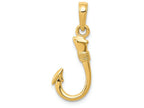 FJC Finejewelers 14k Yellow Gold Fish Hook Charm