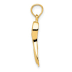 FJC Finejewelers 14k Yellow Gold Scuba Flipper Charm