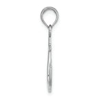 FJC Finejewelers 14k White Gold White Anchor Charm