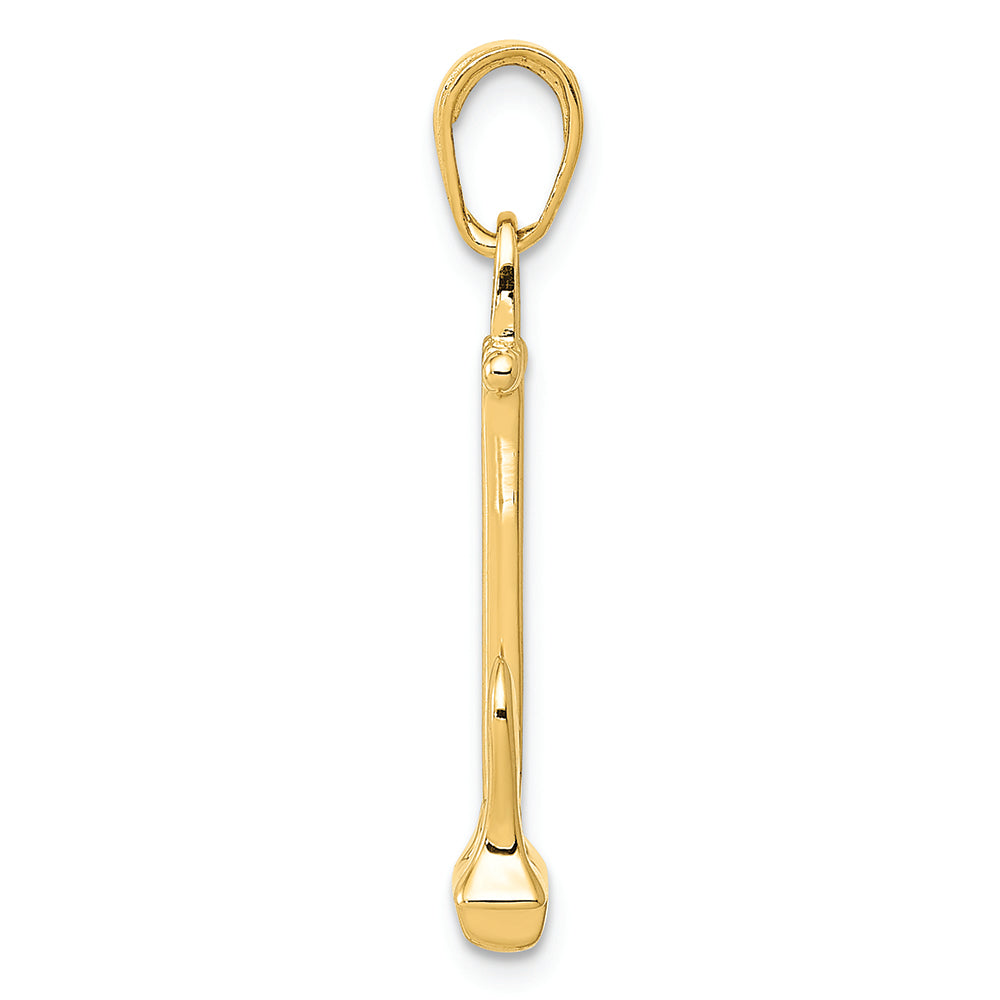 FJC Finejewelers 14k Yellow Gold Navy Anchor Charm