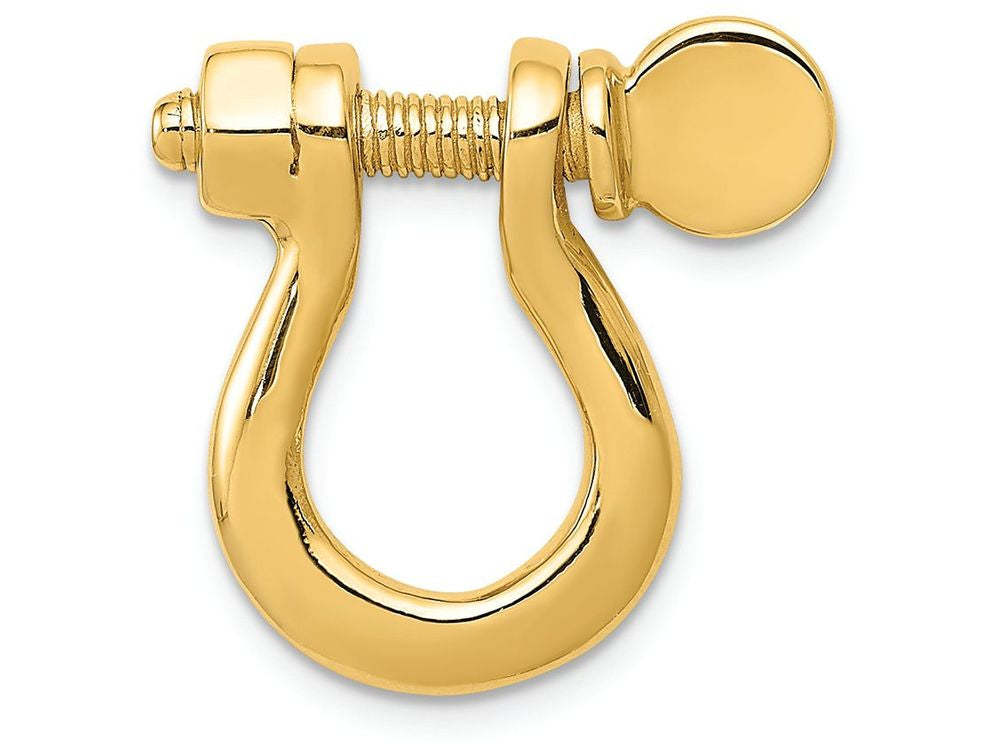 FJC Finejewelers 14k Yellow Gold Large Shackle Link Charm