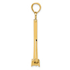 FJC Finejewelers 14k Yellow Gold Moveable Anchor Charm
