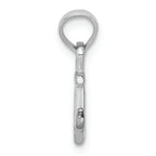 FJC Finejewelers 14k White Gold White 3d Mini Anchor Charm