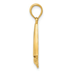 FJC Finejewelers 14k Yellow Gold Sailboat Charm