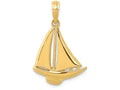 FJC Finejewelers 14k Yellow Gold Sailboat Charm