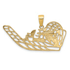 FJC Finejewelers 14k Yellow Gold Air Boat Charm