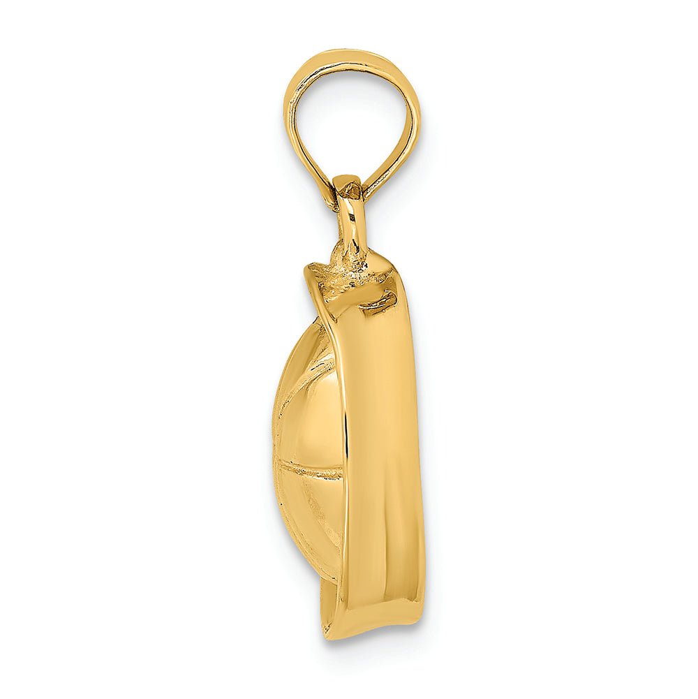 FJC Finejewelers 14k Yellow Gold Sailor Hat Charm