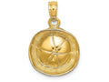 FJC Finejewelers 14k Yellow Gold Sailor Hat Charm