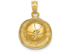 FJC Finejewelers 14k Yellow Gold Sailor Hat Charm