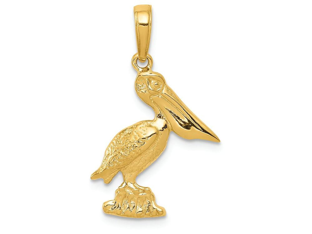 FJC Finejewelers 14k Yellow Gold Pelican Charm